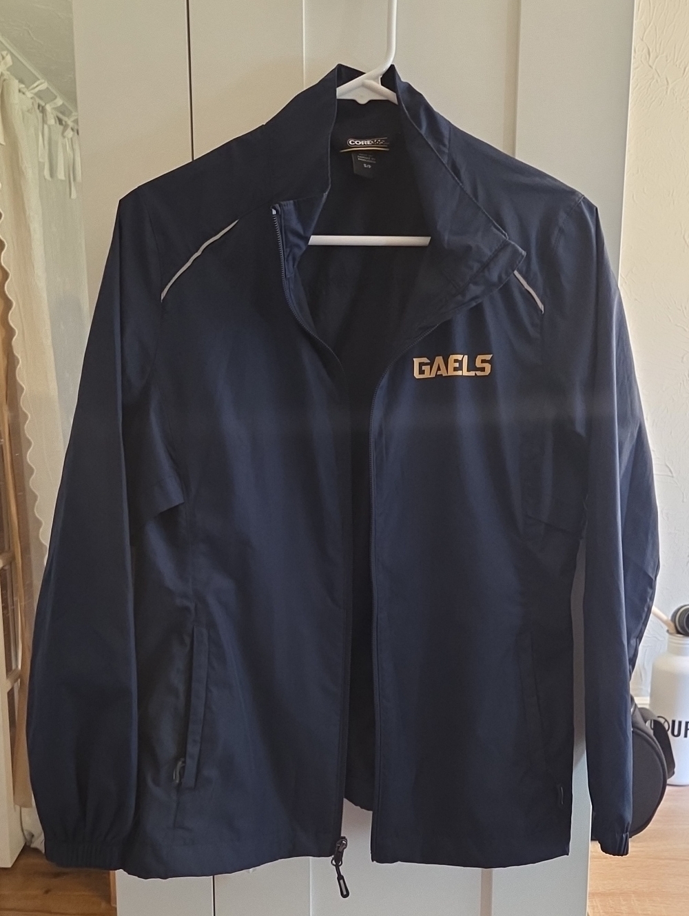Navy Queens Gaels Varsity windbreaker